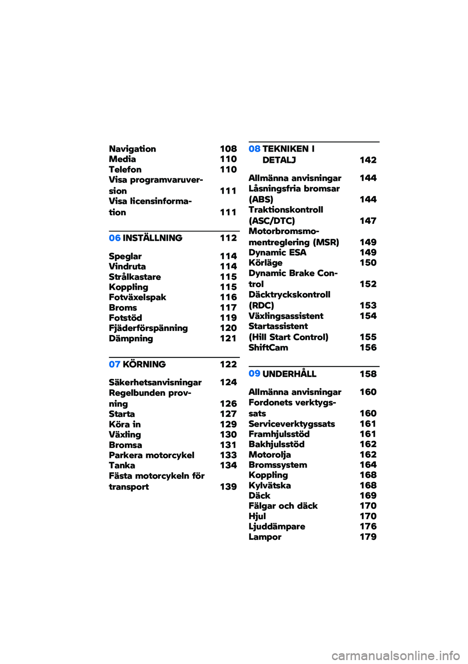 BMW MOTORRAD R 1250 RS 2021  Instruktionsbok (in Swedish) �����&����$�% ��	�A���4�� ���	�3��.��6�$�% ���	���� �;��$�&���+����0����,���$�% ������� �.��(��%���%�6�$��+��,���$�% ���
�	�8����3������� �