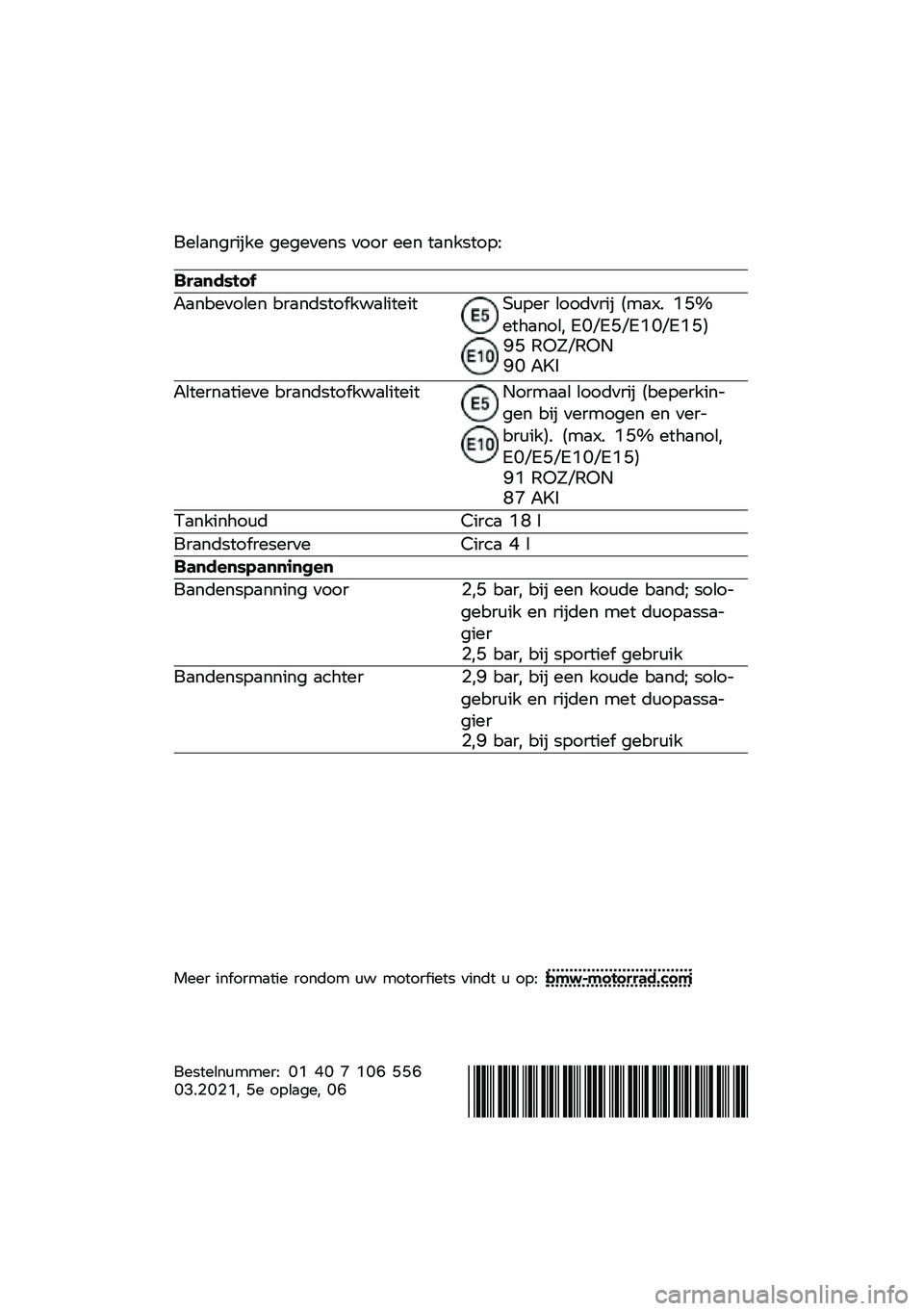 BMW MOTORRAD R 1250 RS 2021  Handleiding (in Dutch) �/����
�\f�\b���� �\f��\f����
� ����\b ���
 �	��
���	���8
�������\b�	�

���
�������
 ��\b��
���	��������	���	�9�
���\b ������\b�� �"���:�& �