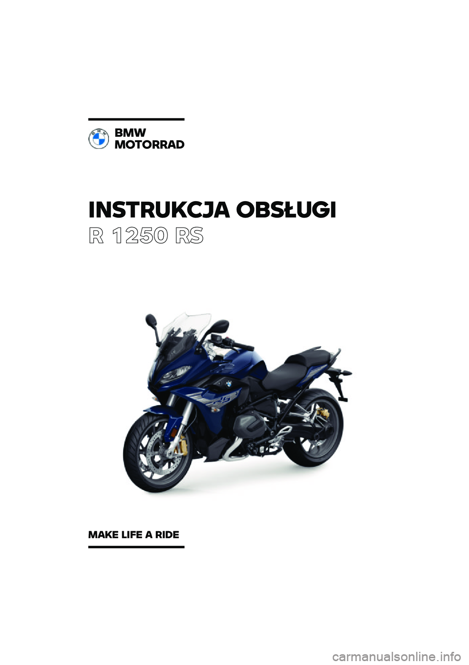 BMW MOTORRAD R 1250 RS 2021  Instrukcja obsługi (in Polish) 