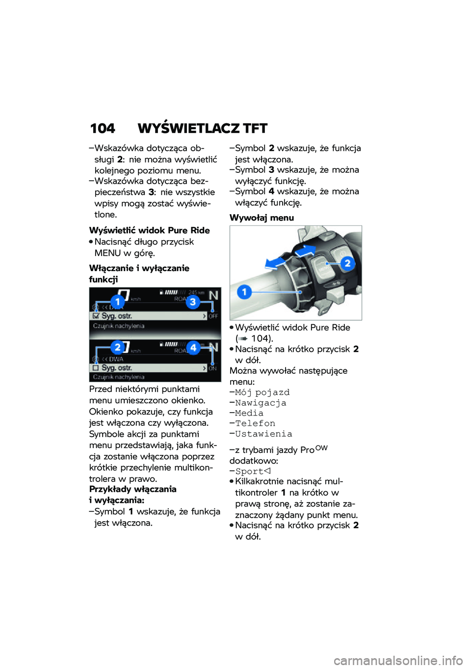 BMW MOTORRAD R 1250 RS 2021  Instrukcja obsługi (in Polish) ������ ��� �
������)�� ��&�$������;�A ��� �\b���� ���������������%���� ������\b� �\b����!������ ��� �
������)�� �&���$�����