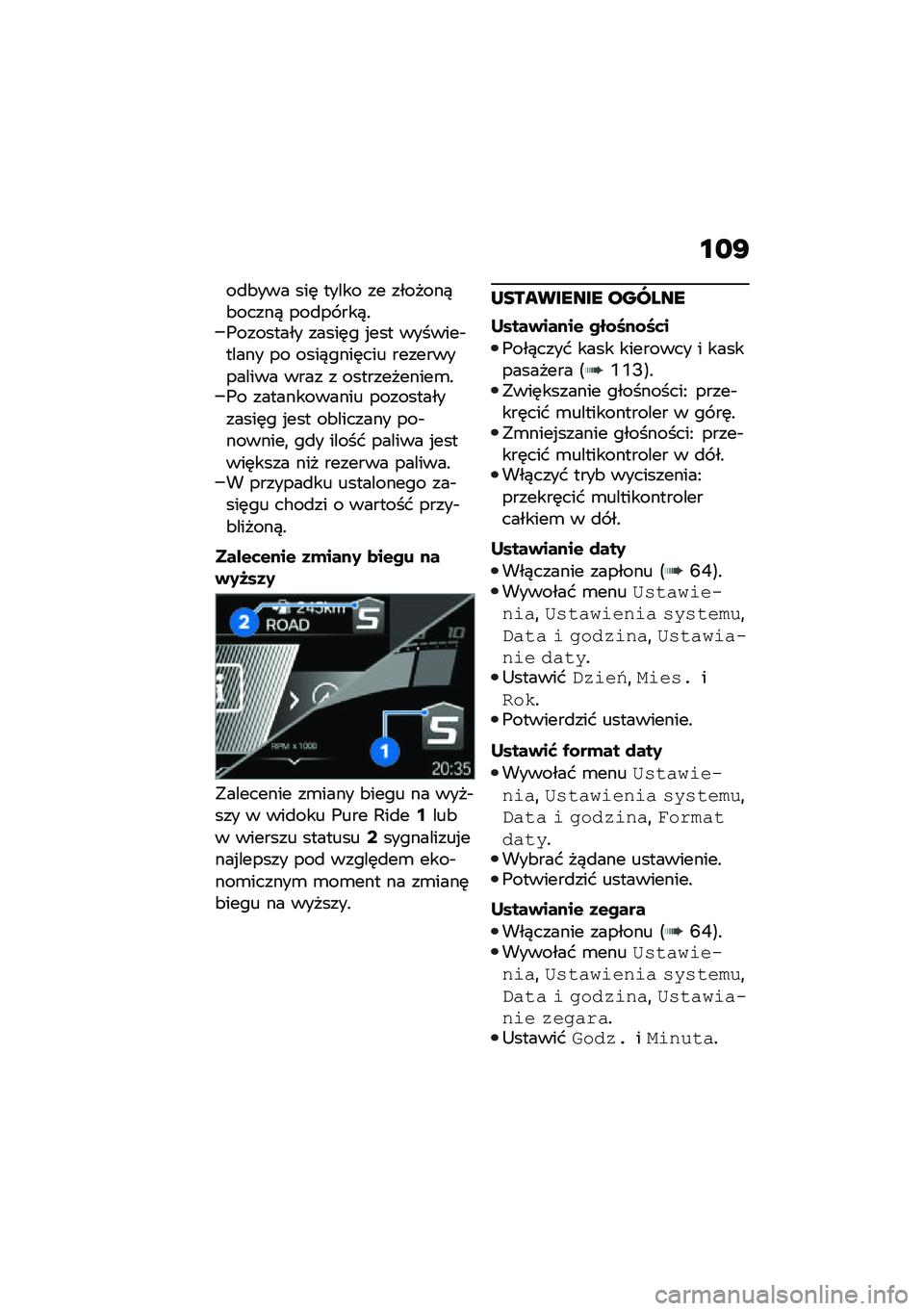 BMW MOTORRAD R 1250 RS 2021  Instrukcja obsługi (in Polish) �(�������� �����	� �%��� �������$����� �� ����)����	��� ������������� ���� � ������������\b�!�(� ������������ �����