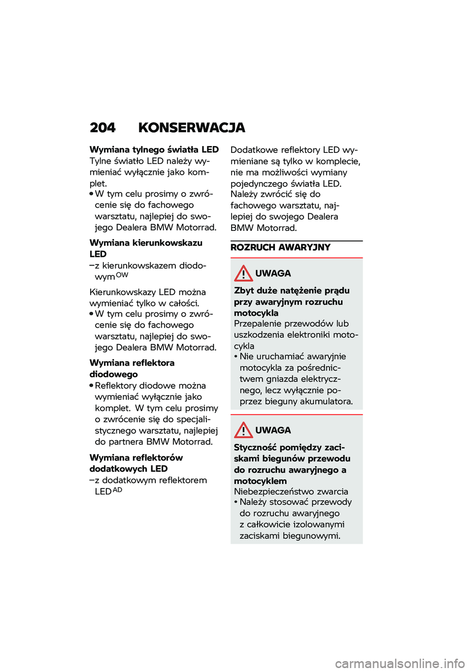 BMW MOTORRAD R 1250 RS 2021  Instrukcja obsługi (in Polish) � ���\b ���� ������\b� � ���� �$����� ���	 �
� �-���#���������������
 ���%������% �
� ����$�%��� �+������ ��� ��������
�!
��0�(�