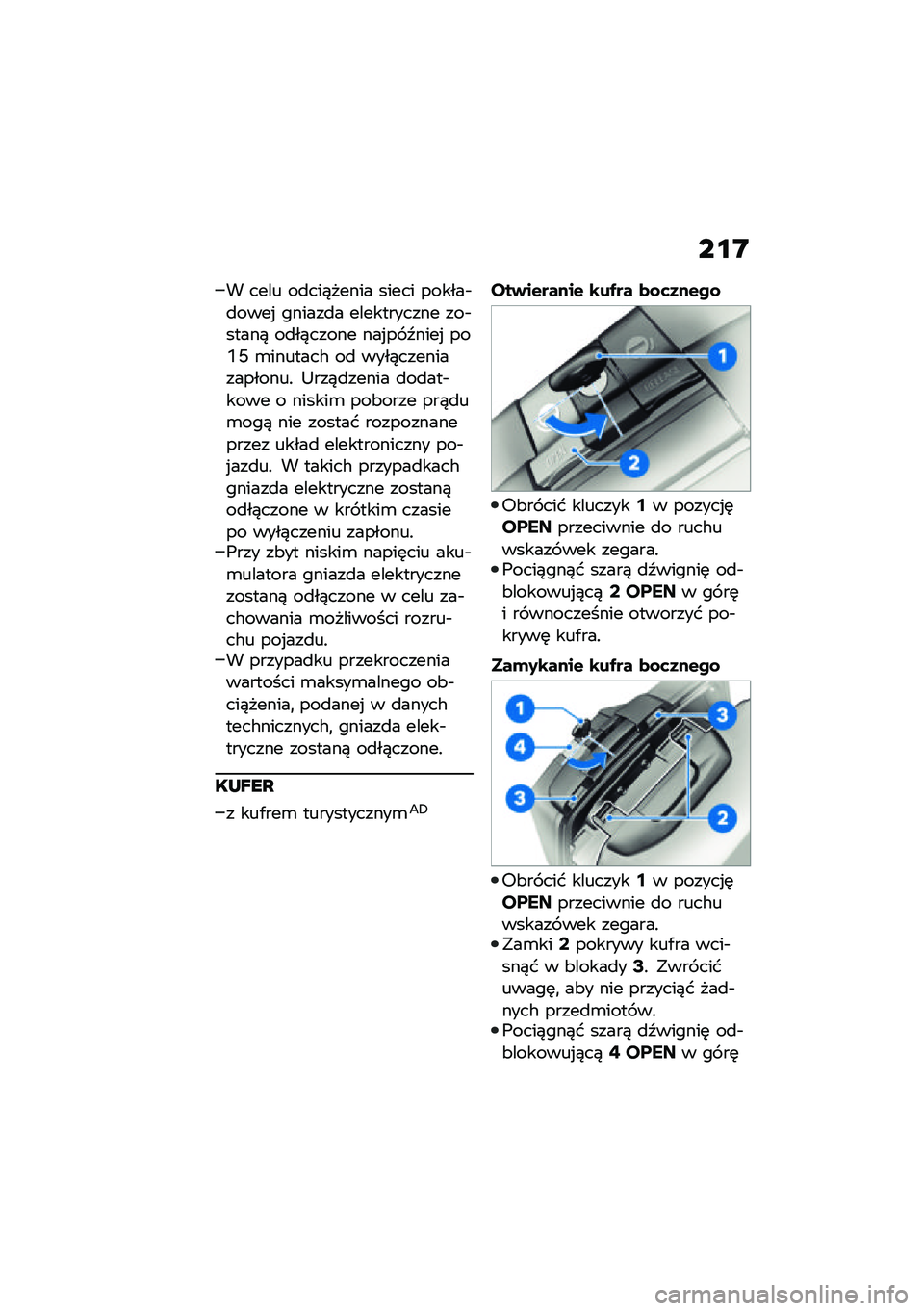 BMW MOTORRAD R 1250 RS 2021  Instrukcja obsługi (in Polish) � ���� ��
���)����� ����� ������$�
����% ������
� ����������� ���$�����) ��
��)����� ���%�� �.����% ���T�I �\b�������# ��
 ���