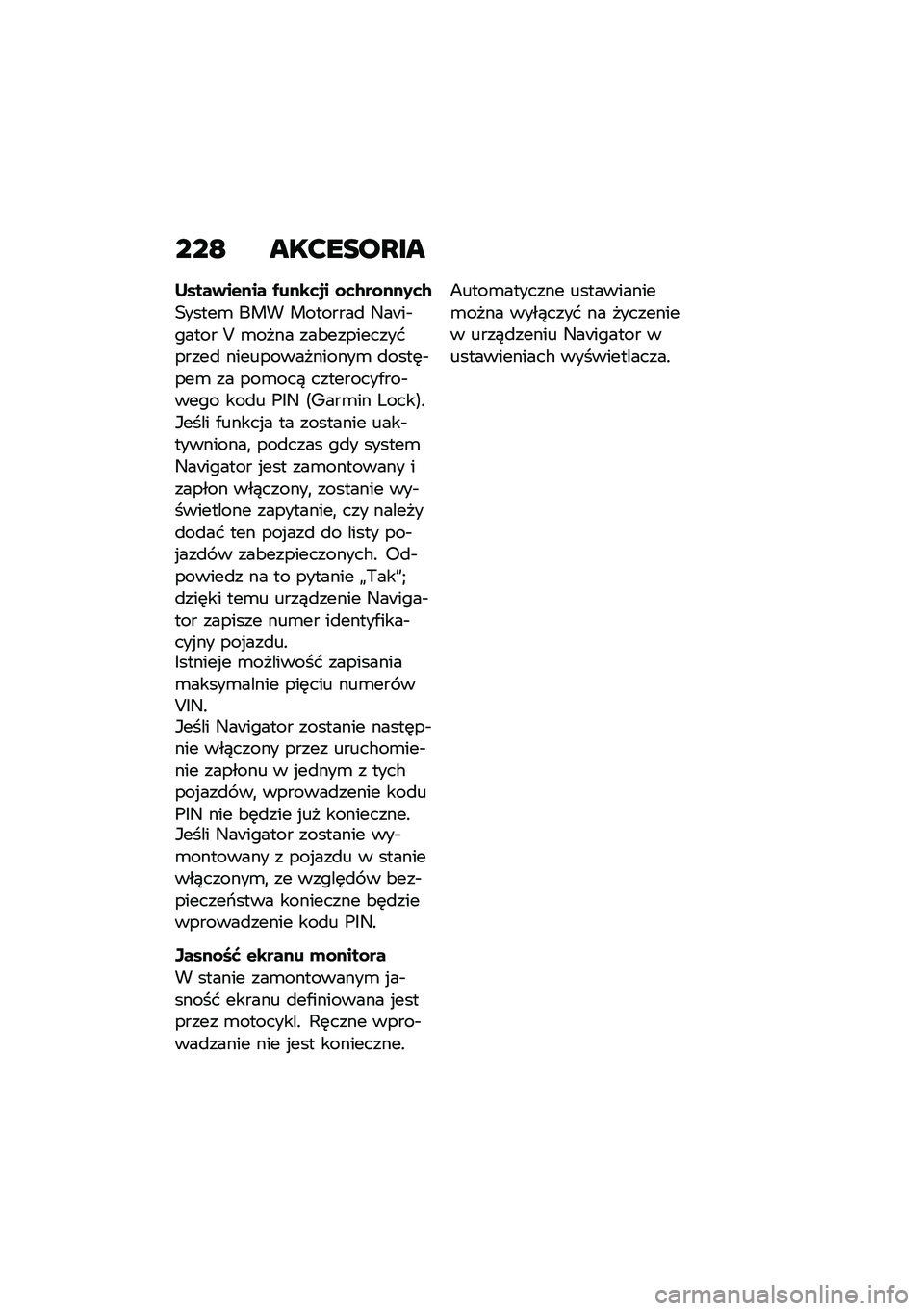 BMW MOTORRAD R 1250 RS 2021  Instrukcja obsługi (in Polish) 