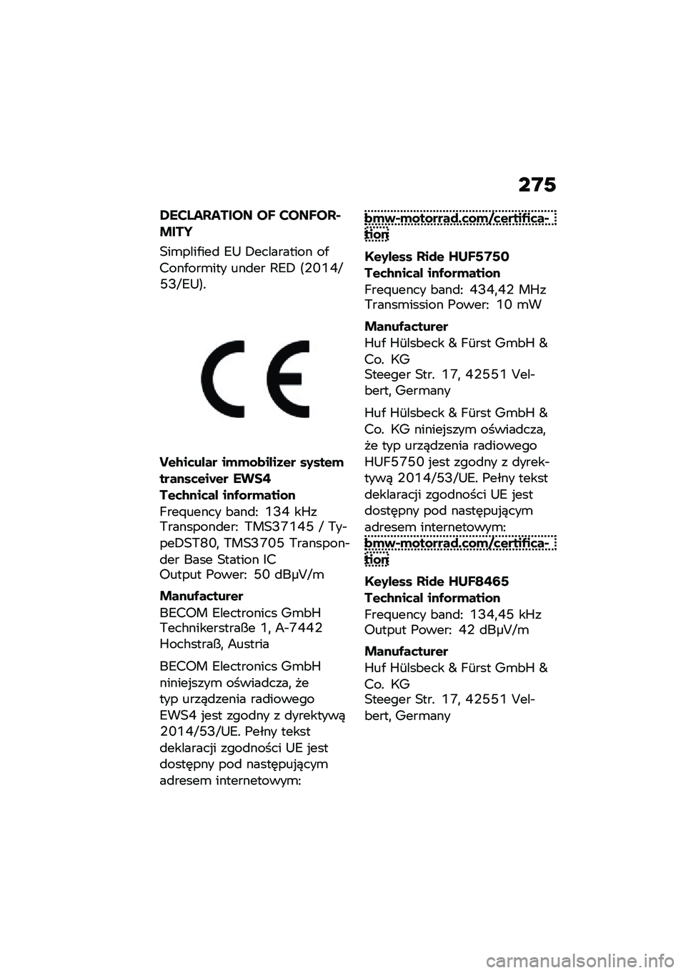 BMW MOTORRAD R 1250 RS 2021  Instrukcja obsługi (in Polish) �]�$�/��	��%�� ��(�(�\f�
��%��1�$� ��0���$�(������	�$��X�$� ����?
��$�	�/���	��% ���-�\f��(����\f�
�Y���i����� �&���
�A �T�B�L ��Z��,��������
���A �
