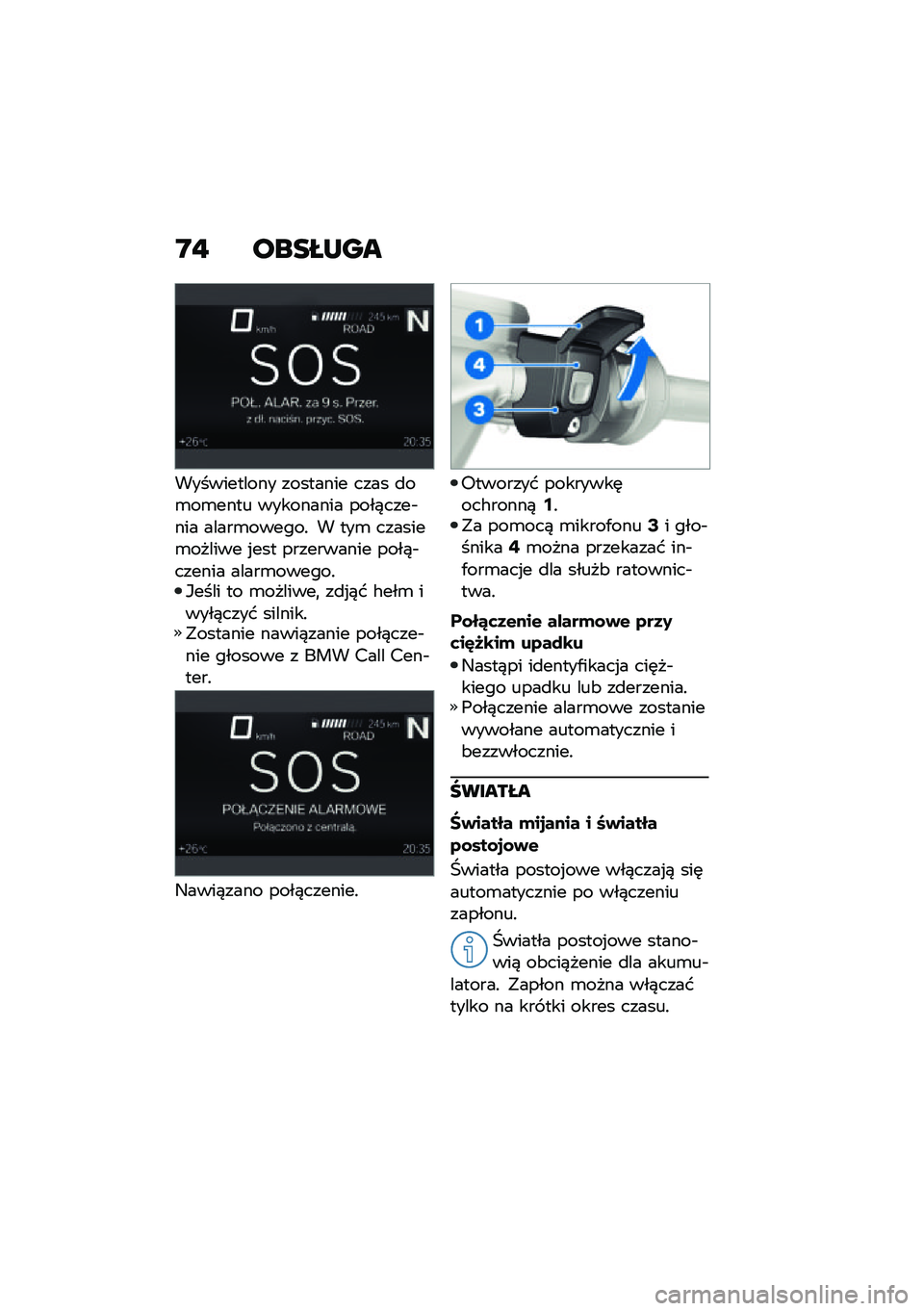 BMW MOTORRAD R 1250 RS 2021  Instrukcja obsługi (in Polish) ����������� �������� ���� �
��\b��\b���� ��������� ����)����$��� �����\b������! � ���\b �������\b������ �%��� ��������