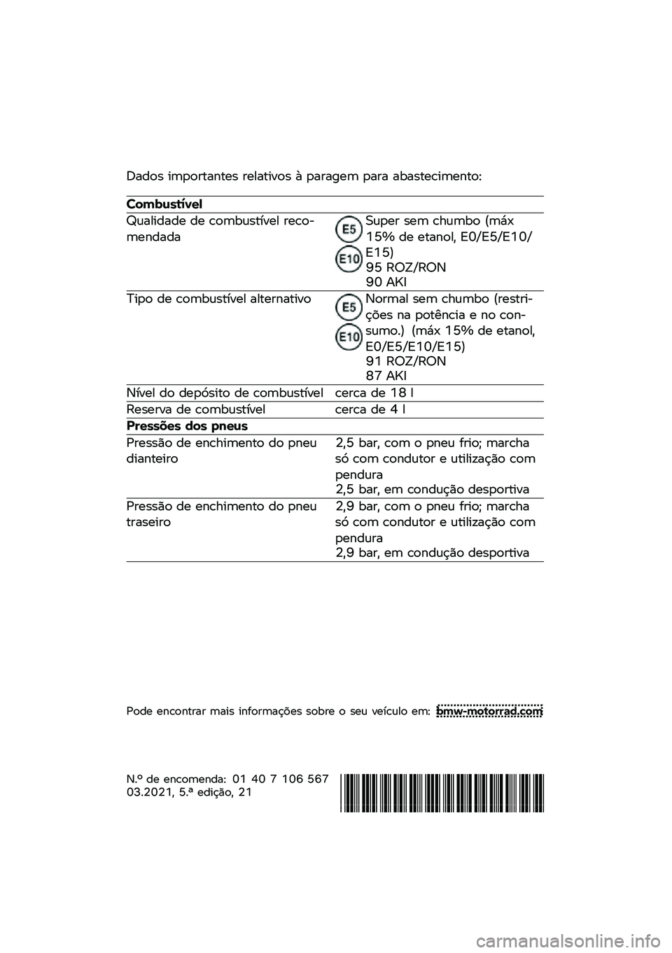 BMW MOTORRAD R 1250 RS 2021  Manual do condutor (in Portuguese) �F����$ �
����\f������$ �\f�����
���$ �/ ���\f���� ���\f� ��&��$����
������G
�������\b�	�\f�
�
�H�	���
���� �� ����&�	�$����� �\f����)��