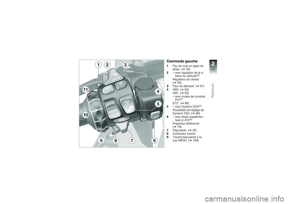 BMW MOTORRAD R 1250 RS 2018  Livret de bord (in French) �3�
�\f�\f�
�\b�
 ��	���+�
���	� ��	 �����	 �	� ����	� ��	�����	 �E�2�1�F
�%���	�
 ��\b������\f�� ��	 �� ��\f���	���	 �� ��\b��\f�
���	�9�I
�B�\b�����
