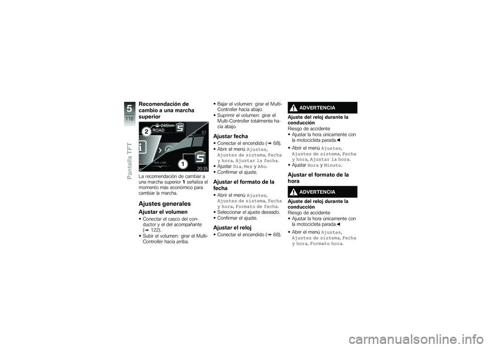 BMW MOTORRAD R 1250 RS 2018  Manual de instrucciones (in Spanish)  :   \b     	   .    
  	  4  \b  	    	   	   A 	
   >    \b 
 $   	    
       &        
    	       
  	         	   	    C         
