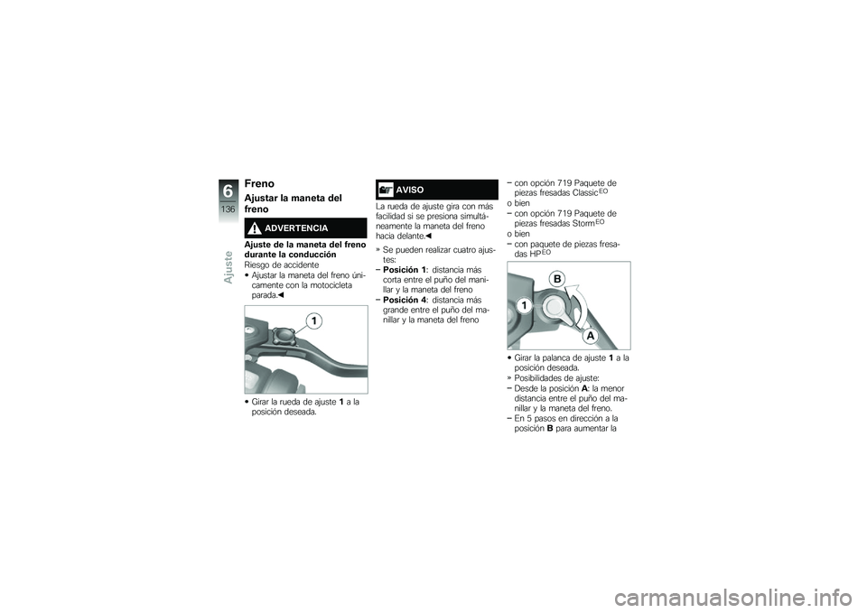 BMW MOTORRAD R 1250 RS 2018  Manual de instrucciones (in Spanish)  +    \b
 \f &    	    	   	    	    
 3    \b
 \f 1 " 6 : * 6 7 -  \f
 \f &          	   	    	      3    \b    	      	   \b       . 
 <    \b 