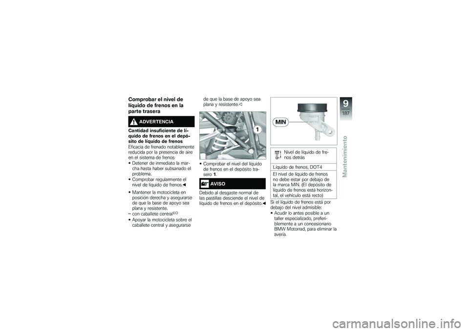 BMW MOTORRAD R 1250 RS 2018  Manual de instrucciones (in Spanish)  - \b  >  \b 4 	             
   =    \b     3    \b       	
 > 	       	    	
 \f 1 " 6 : * 6 7 -  \f
 - 	     	       3               =    