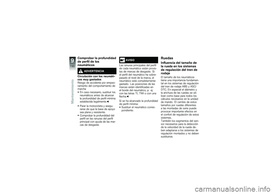 BMW MOTORRAD R 1250 RS 2018  Manual de instrucciones (in Spanish)  - \b  >  \b 4 	    	  >  \b 3      	 
    >   3        \b 
     B    \b 
 \f 1 " 6 : * 6 7 -  \f
 -      	   .    \b    \b       B     \b       