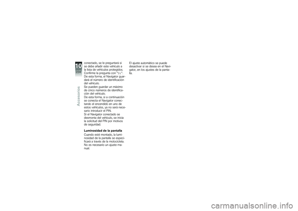 BMW MOTORRAD R 1250 RS 2018  Manual de instrucciones (in Spanish) ����������" �� �� ��	��\b�
����	�# ���� ���� ��C����	 ���� ������
�� ��� ����� �� ������
��� ��	����\b������7�����	�
� �� ��