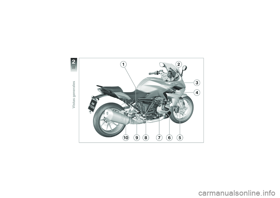 BMW MOTORRAD R 1250 RS 2018  Manual de instrucciones (in Spanish) �!
�9�9
�5�"����	��������	��� 