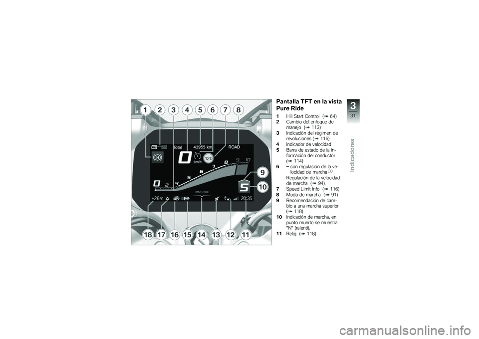 BMW MOTORRAD R 1250 RS 2018  Manual de instrucciones (in Spanish) �)�	���	���	 �*�+�* �� ��	 �����	
�)��� �:���
��I��� �,���	� �7����	�� �?�=�0�@
�!�7��
��� ��� �����\f�
� ���
����(� �?�/�/�4�@
�$�:��������&� �