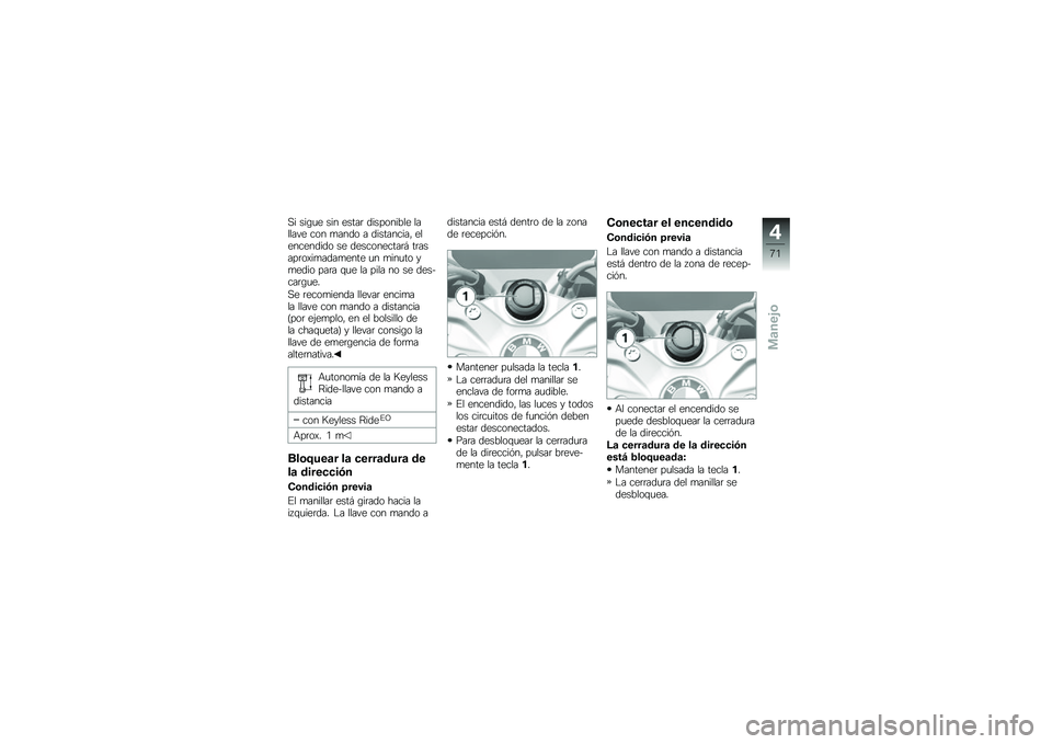 BMW MOTORRAD R 1250 RS 2018  Manual de instrucciones (in Spanish) �,� ���\b�
� ��� �����	 ���������� ������� ��� �
���� � ����������" ����������� �� �����������	�# ��	�����	��)��
����
��