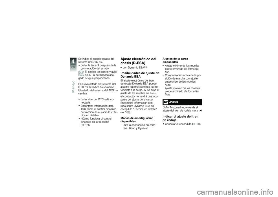 BMW MOTORRAD R 1250 RS 2018  Manual de instrucciones (in Spanish) �,� ������ �� ������� ������ ���������
� ��� �!�;�7�/�%�
�,�����	 �� �����������
�*� �� ������
�
�����&� ��� �������
�%� ��