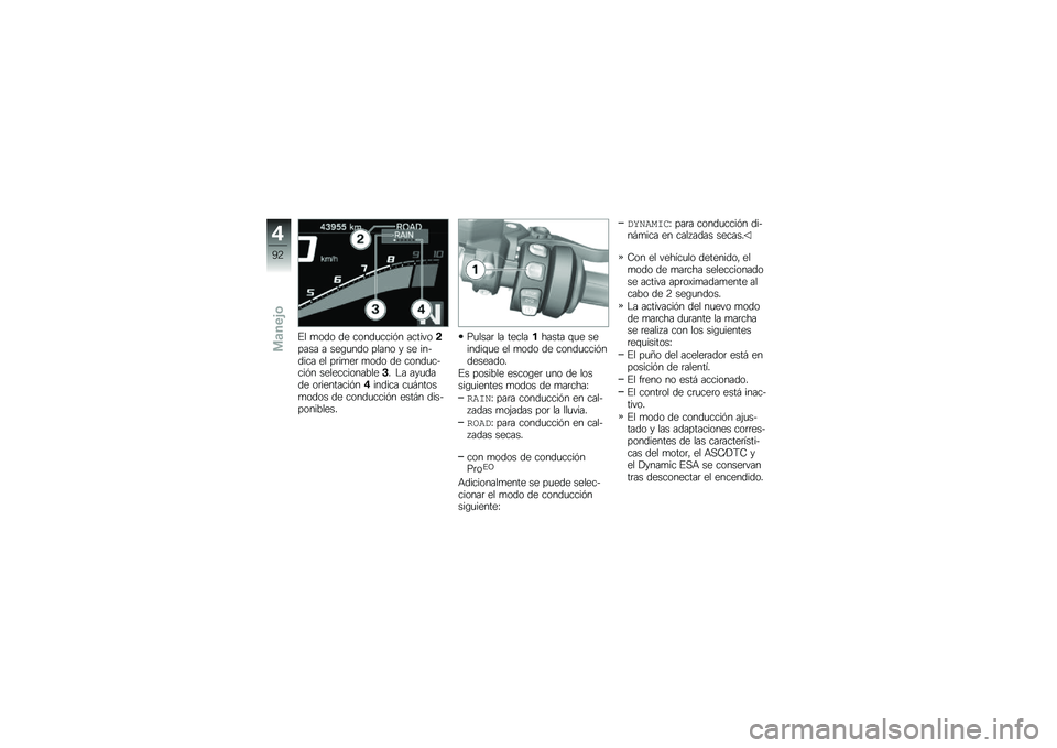 BMW MOTORRAD R 1250 RS 2018  Manual de instrucciones (in Spanish) �%� �
��� �� �����
����&� �������!���� � ���\b�
��� ����� � �� ������� �� ��	��
��	 �
��� �� �����
�����&� ��������������$�