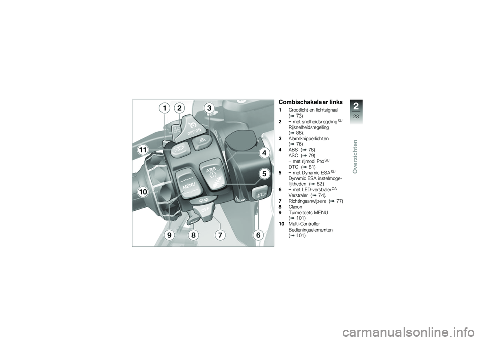 BMW MOTORRAD R 1250 RS 2018  Handleiding (in Dutch) �4���\b�	��#�������� ��	���
��2�����\b���� �� �\b���������
�
�\b�;�*�4�=
�"��� ����\b����	������\b����<�/
�8������\b����	������\b����