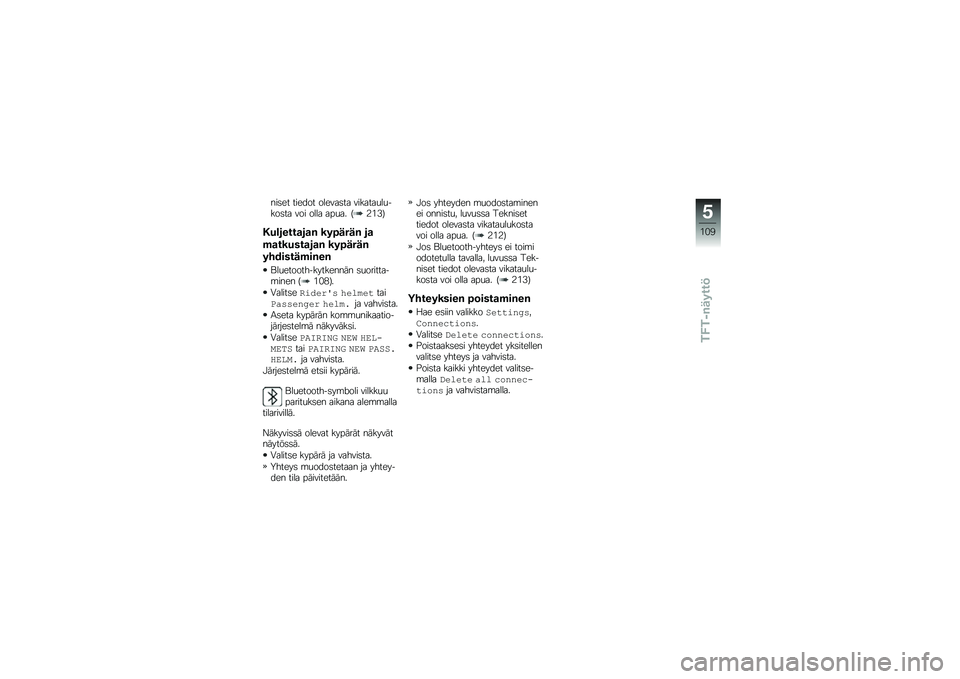 BMW MOTORRAD R 1250 RS 2018  Käsikirja (in Finnish) ���	�� ������ ������	�� �������
��
����	�� ��� ���� ���
�� �9�3�&�5�:
�"��\b�����
��
�& ���7����& ��

�(�
������
��
�& ���7����&
���+�