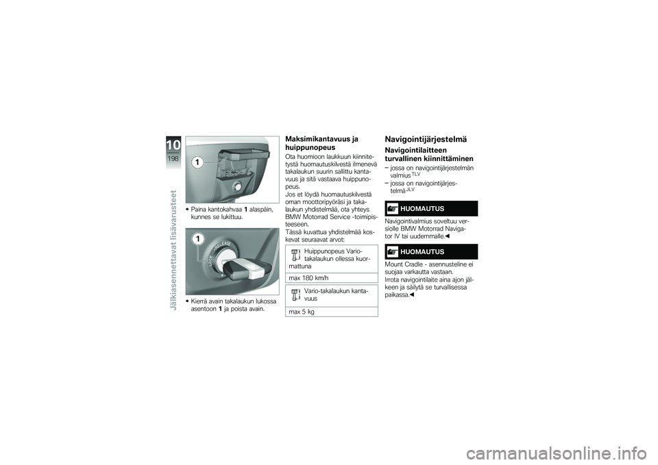 BMW MOTORRAD R 1250 RS 2018  Käsikirja (in Finnish) �$���� ����������������	�������
����	 �	� ��
�����
�
�
� ����� ����� �������
��
� ��
���	�	���	��������� ����	�� ������
�\