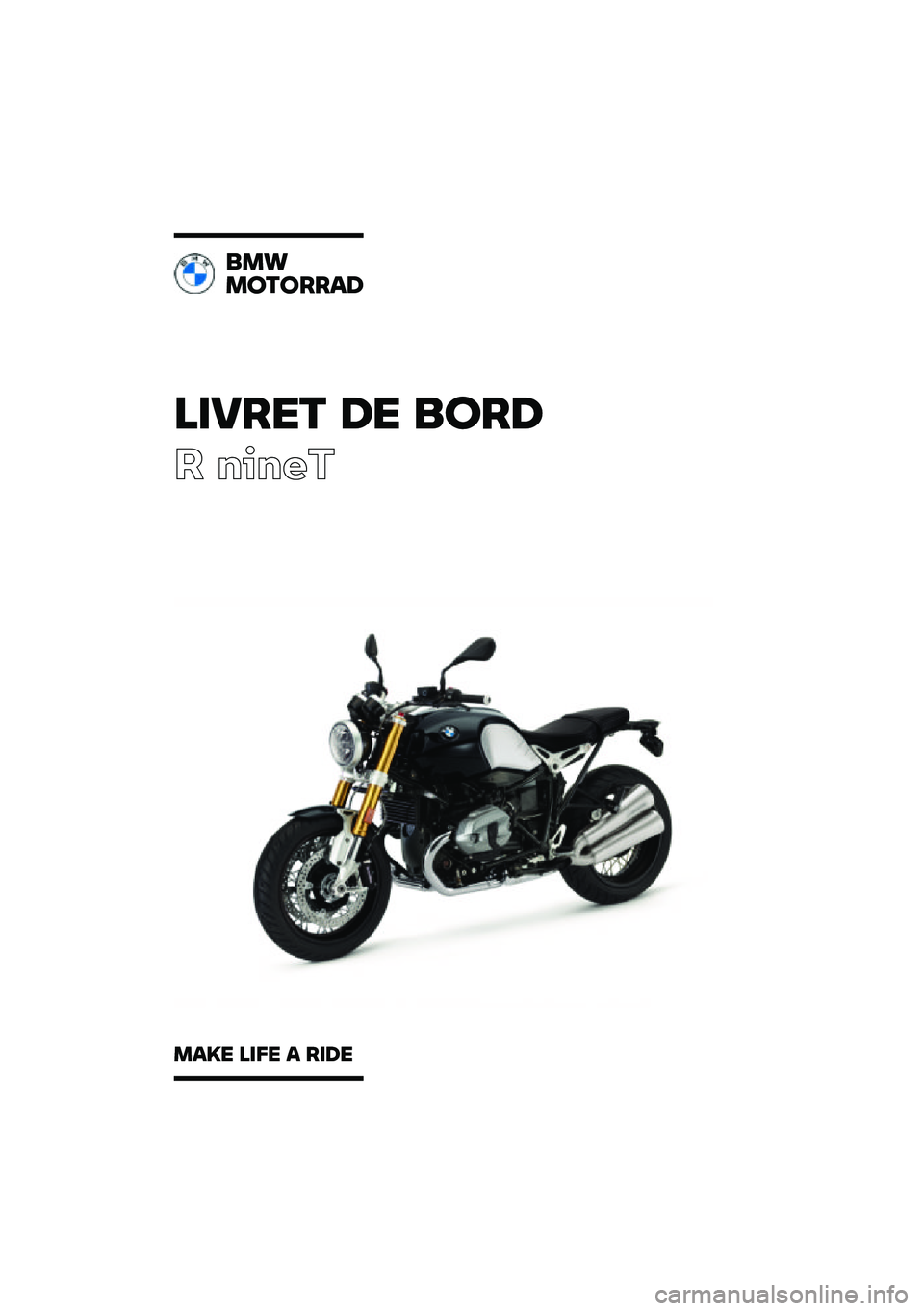 BMW MOTORRAD R NINE T 2021  Livret de bord (in French) 