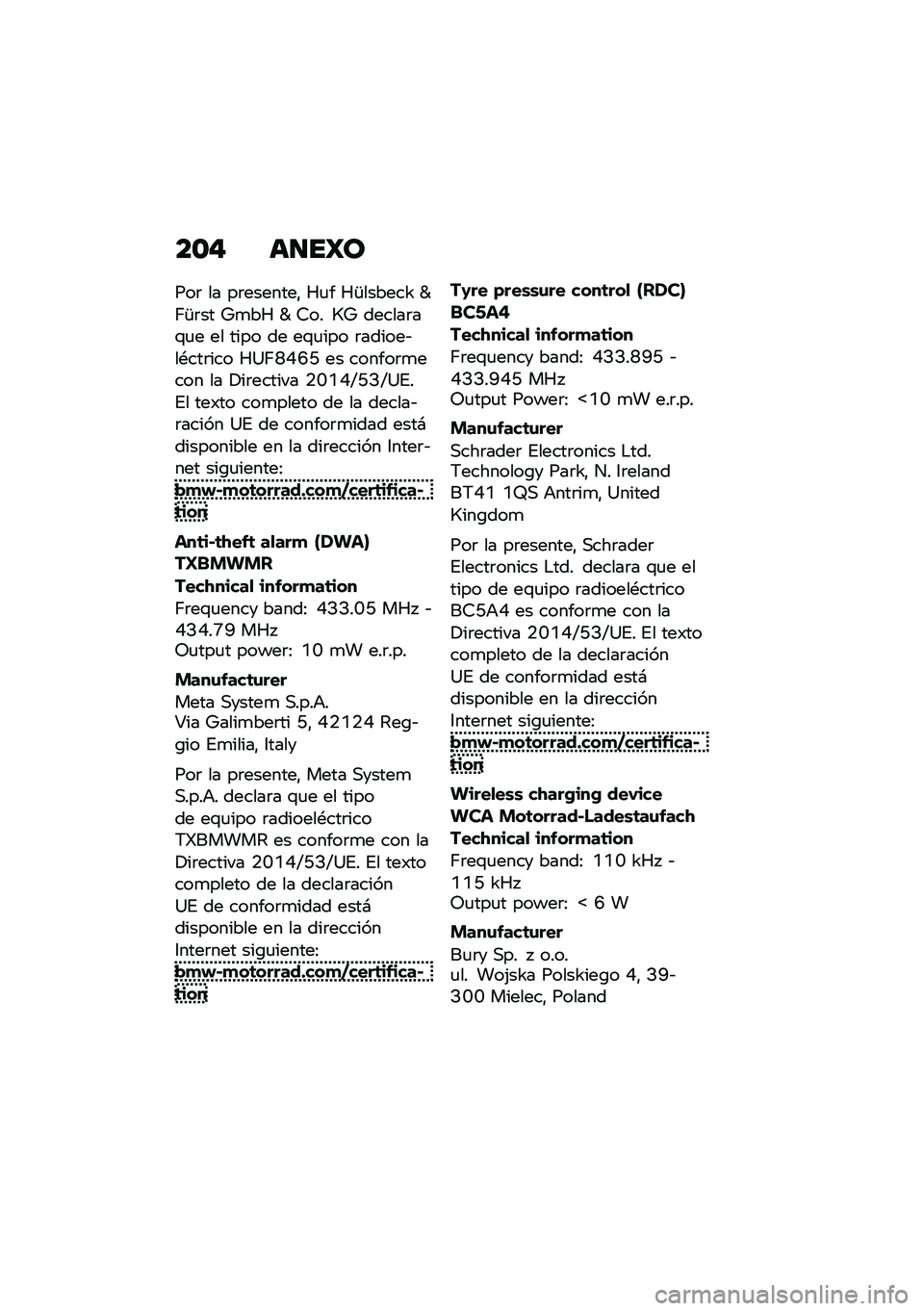 BMW MOTORRAD R NINE T 2021  Manual de instrucciones (in Spanish) ��\b�" ��
��S�
���	 �� ��	�������" �N�
� �N�[������U �k�;�[�	�� �W�
��N �k �6�� �a�W ������	��\f�
� �� ���� �� ��\f�
��� �	������&��*���	��� �N�