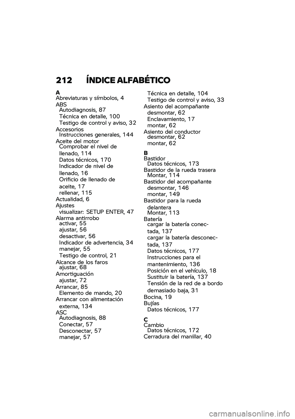 BMW MOTORRAD R NINE T 2021  Manual de instrucciones (in Spanish) ��
� �T�
�1�\f�� ���6���N��\f��
��+��	������
�	�� � ���
������" �H�+��,�+�
������\b������" �P�C�7�*����� �� ��������" �D�R�R�7�����\b� �� �