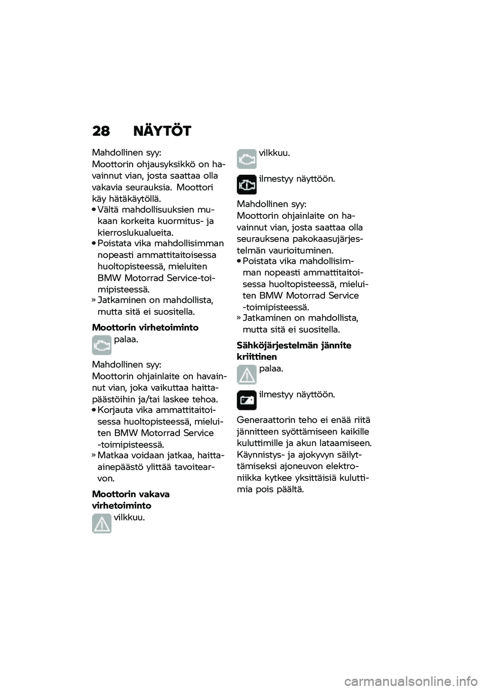 BMW MOTORRAD R NINE T 2021  Käsikirja (in Finnish) ��: �����@�
��
�"���
�
���\b� �� � �
��������� ��"��
��� ������! �� �"�
��\f�
����� �\f��
�� �����
 ��
�
���
�
 ��
�
�
�\f�
��
�\f��
 ��\b���
�