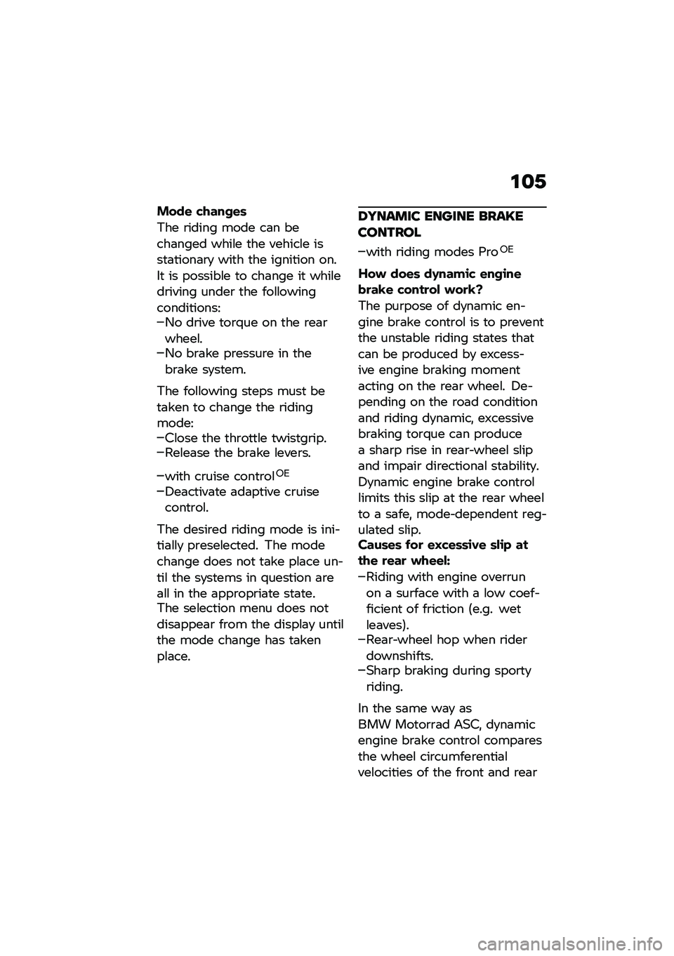 BMW MOTORRAD R NINE T 2020  Riders Manual (in English) �\f�
�2
����\f �"�����\f�	
�*�� �\b����� ���� ��	� �����	���� ����\f� �
�� ������\f� ����
�	�
����	�\b�
 ���
� �
�� �����
��� �����
 �� 
