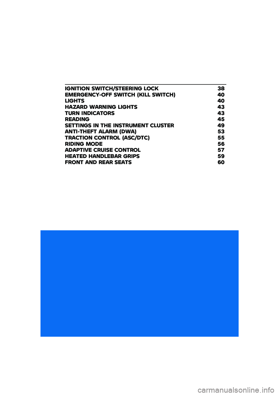 BMW MOTORRAD R NINE T 2020  Riders Manual (in English) �������� ��\b����G�D�������� ����L �A�=������������I�I ��\b����G �E�L��� ��\b����G�F ��
����G����
�G��M���8 �\b������ ����G�� ��A��