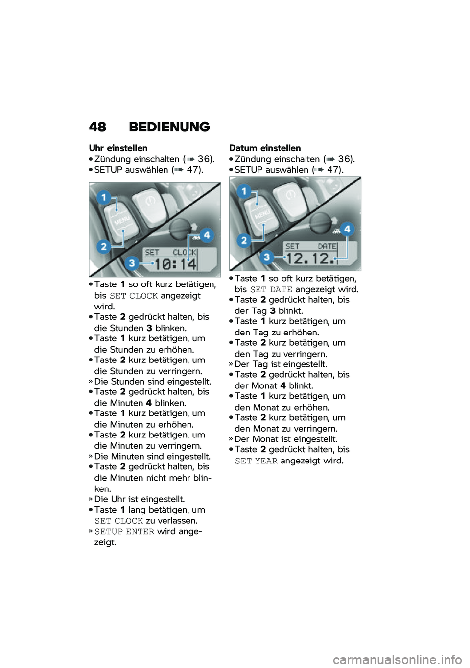 BMW MOTORRAD R NINE T 2020  Betriebsanleitung (in German) ��> ���1����:��
��+�\b ���
��
�����
�5��\b���\b� ���\b�	���\f�#���\b �:�B�D�;��
�6�+�0�* �\f��	�!�(��#��\b �:�P�J�;�
�+�\f�	���0�	� ��� � ��� ����(�����