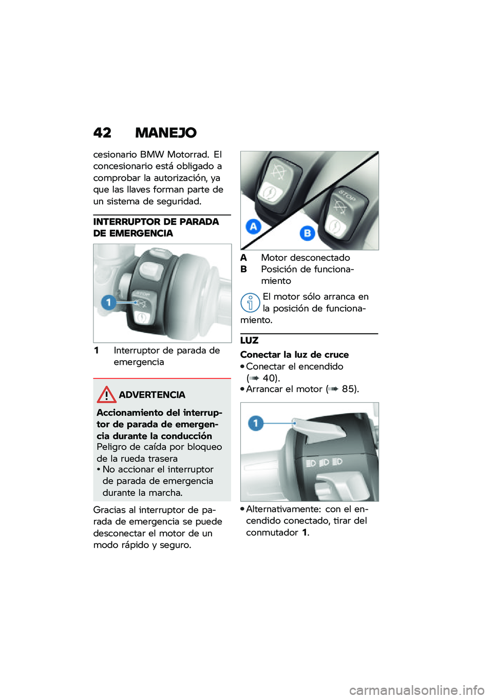 BMW MOTORRAD R NINE T 2020  Manual de instrucciones (in Spanish) �#� ���
��G�
��������	�� ��� �����	�	��� �%������������	�� ����# �����\b��� ����
��	����	 �� ��
���	�� ������" ���\f�
� ��� ���