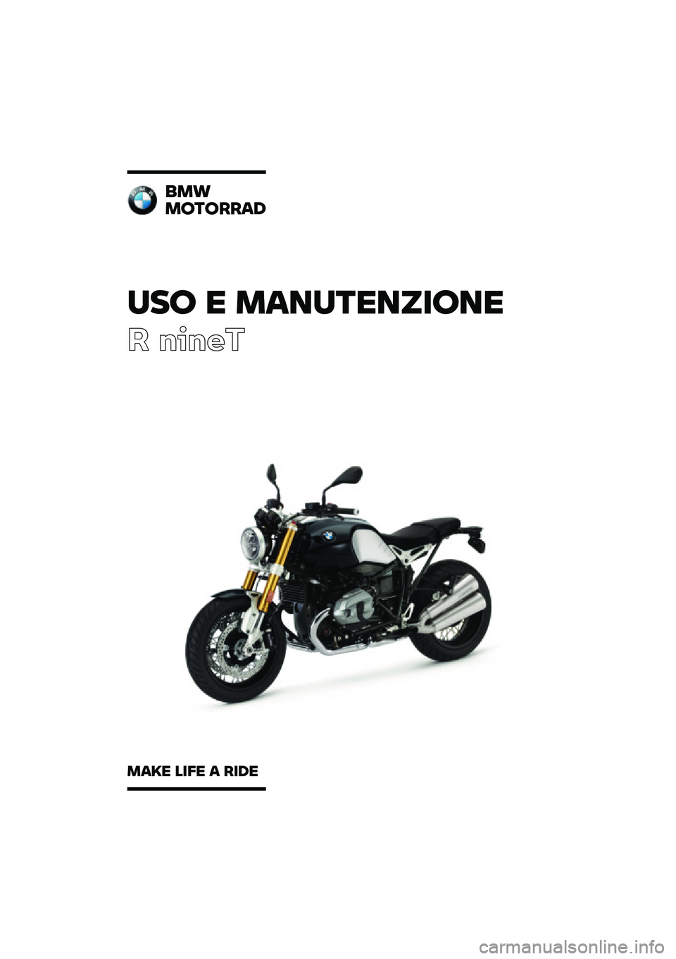 BMW MOTORRAD R NINE T 2020  Libretto di uso e manutenzione (in Italian) 