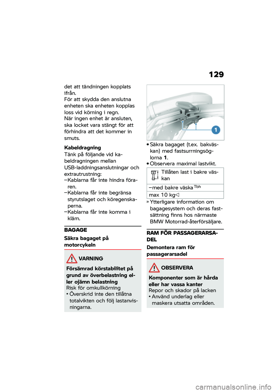 BMW MOTORRAD R NINE T 2020  Instruktionsbok (in Swedish) ���B
�
�� �\b�� ����
������ ��\f�%�%��\b��
�������,�� �\b�� �
��!�
�
�\b �
�� �\b��
�����\b������� �
��\b ������� ��\f�%�%��\b�
��\f�
�
 ���
 �