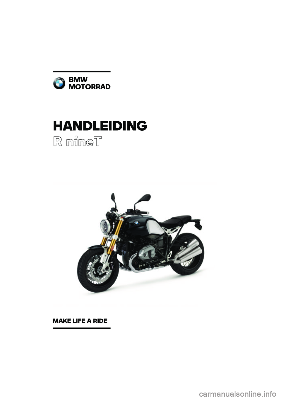 BMW MOTORRAD R NINE T 2020  Handleiding (in Dutch) �������\b��\b��	
� �����
�
��\f
��
��
����
���� ��\b�� � ��\b�� 