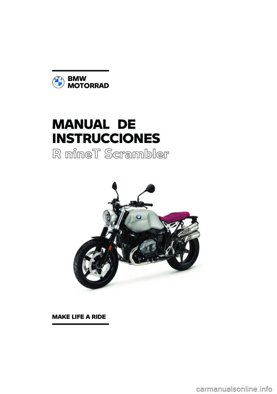 BMW MOTORRAD R NINE T SCRAMBLER 2021  Manual de instrucciones (in Spanish) 