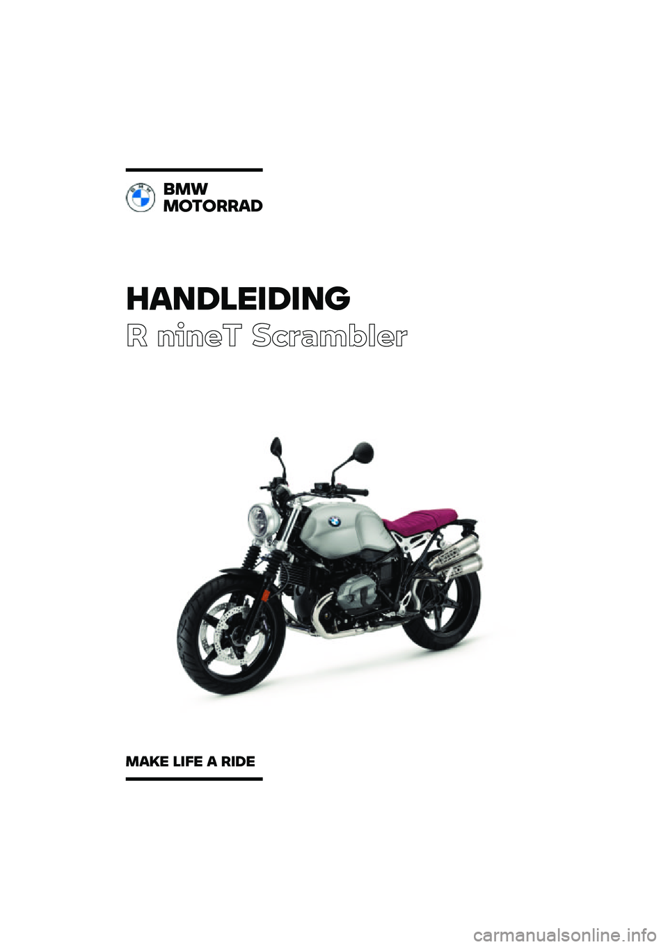 BMW MOTORRAD R NINE T SCRAMBLER 2021  Handleiding (in Dutch) 