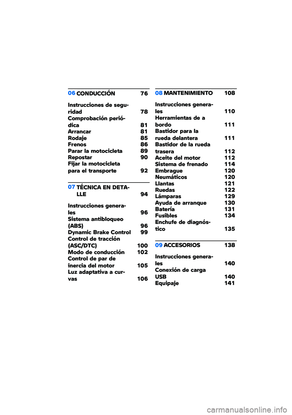 BMW MOTORRAD R NINE T SCRAMBLER 2020  Manual de instrucciones (in Spanish) �\b�5���
�2����\f�M�
 �9�5
�\f��(�������!���( �4� �(��;�����4��4 �9�?��!�,�/��!�%���� � �/���� ��4��� �?�
�������� �?�
��!�4��>� �?�0�7����!�( �?�5�F��