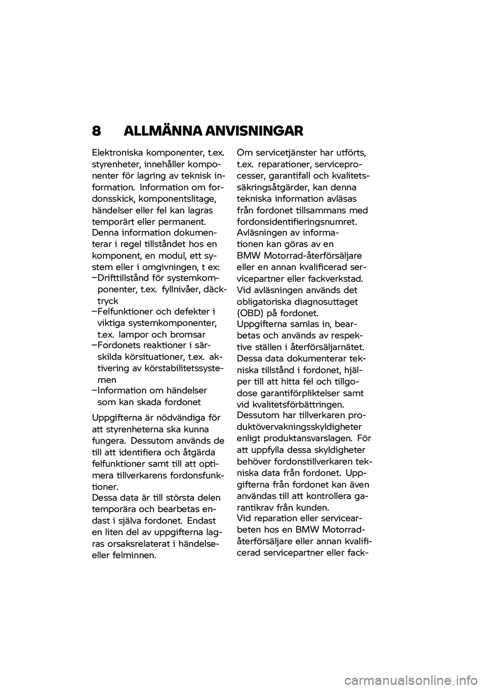BMW MOTORRAD R NINE T SCRAMBLER 2020  Instruktionsbok (in Swedish) �B �
�������
 �
���������
�
�2������\f���
��\b ��\f��%�\f�������" ����3��
��!���������" ���������� ��\f��%�\f������� ��� ��\b����