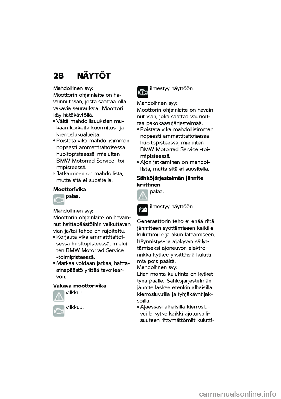 BMW MOTORRAD R NINE T SCRAMBLER 2020  Käsikirja (in Finnish) ��: �����@�
��
�"���
�
���\b� �� � �
��������� ��"��
���
�
���\b �� �"�
��\f�
����� �\f��
�� �����
 ��
�
���
�
 ��
�
�
�\f�
��
�\f��
 ��\b���
���