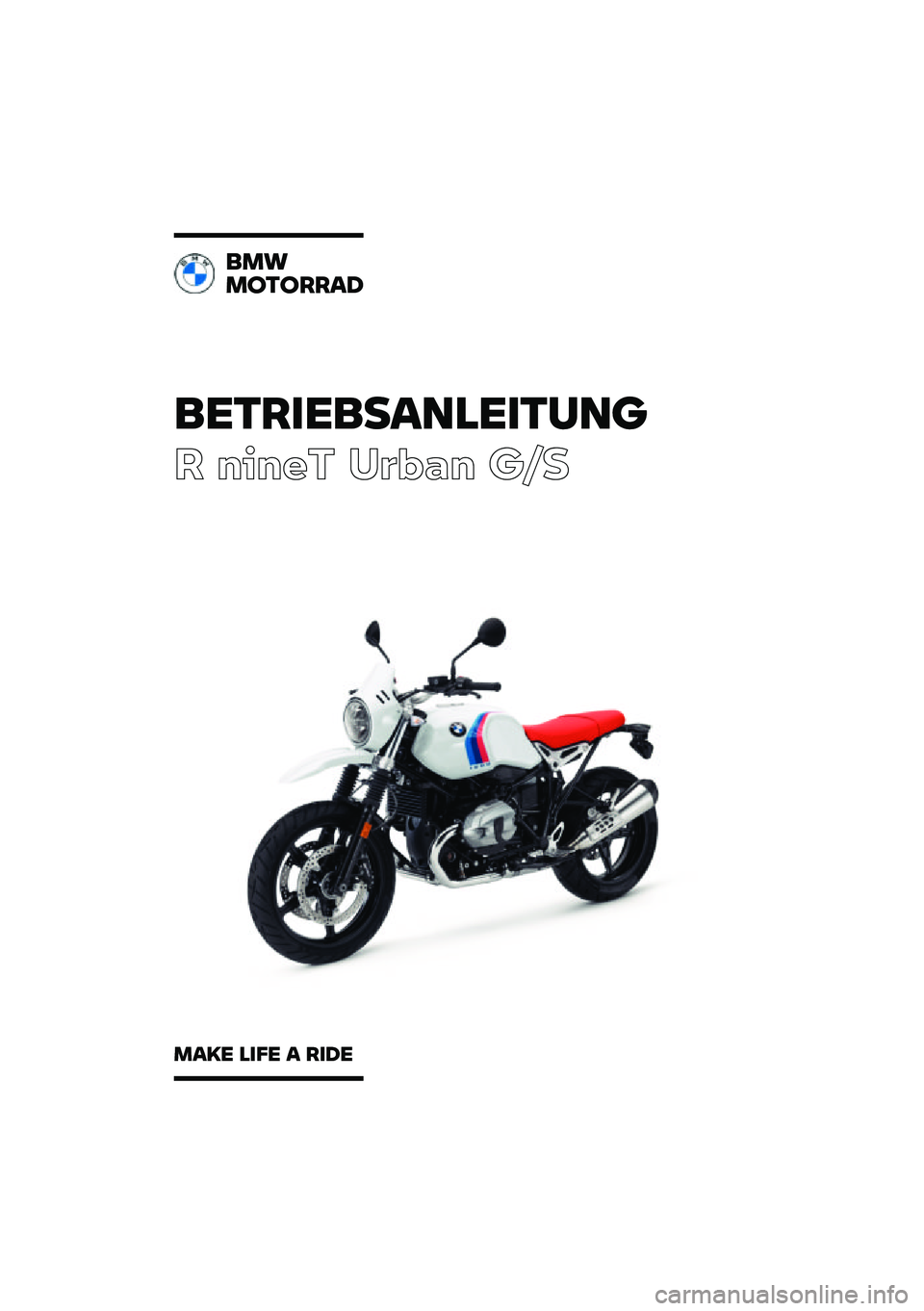 BMW MOTORRAD R NINE T URVAN G/S 2021  Betriebsanleitung (in German) 