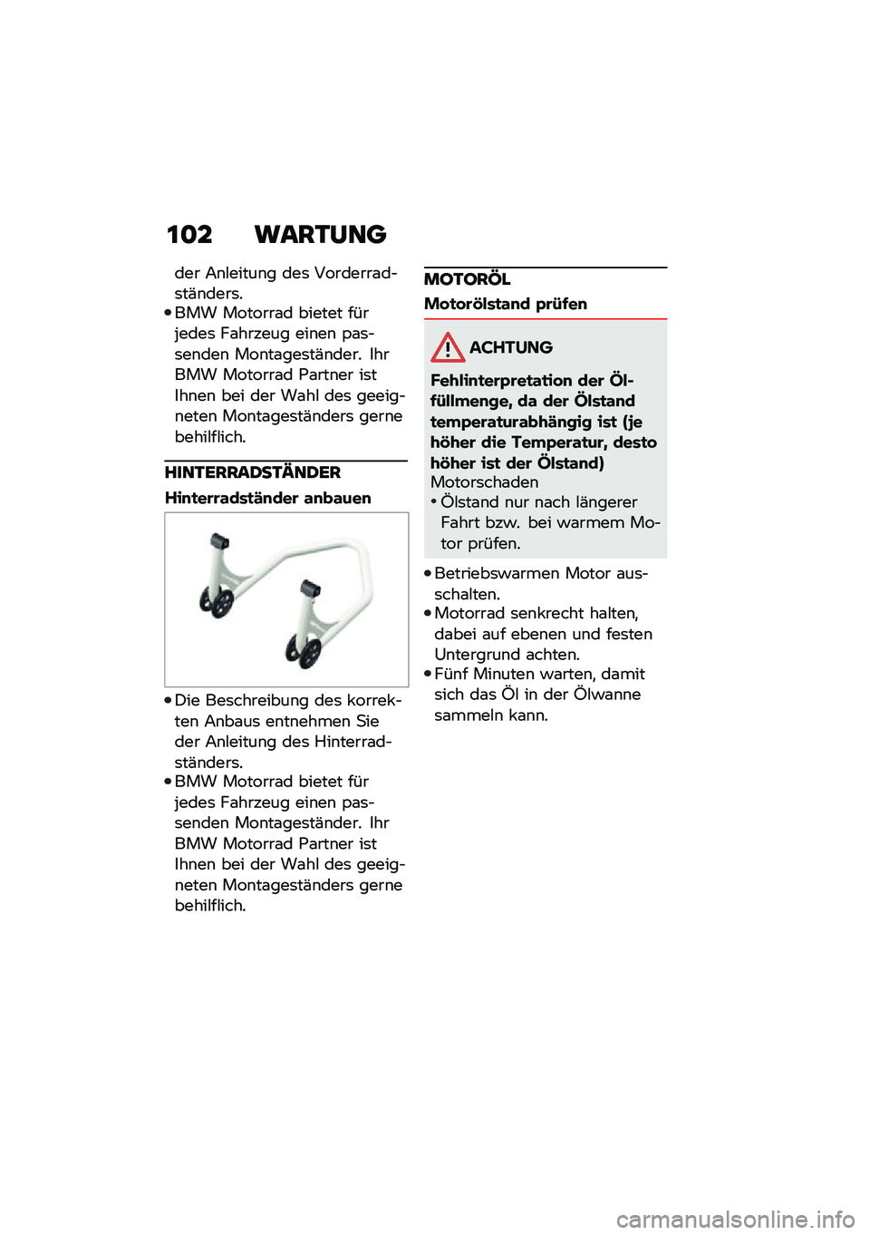 BMW MOTORRAD R NINE T URVAN G/S 2021  Betriebsanleitung (in German) �\f�
� �\b���.�:��
��� �7�\b�#�����\b� ���	 ��������\f��$�	��(�\b����	���� �������\f� ������ ����>����	 ��\f������ ���\b��\b �,�\f�	�$�	��\