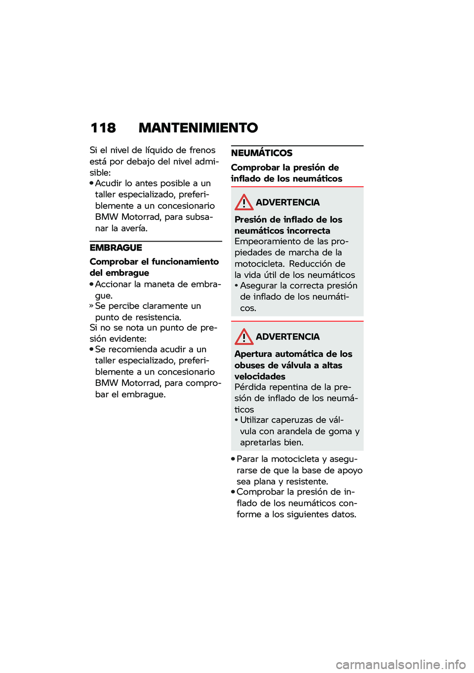 BMW MOTORRAD R NINE T URVAN G/S 2021  Manual de instrucciones (in Spanish) �
�
�> ���
���
�\f��\f��
��
�,� �� ����� �� ���\f�
��� �� ��	��������# ���	 �����(� ��� ����� ���
��&������:�+��
���	 �� ����� ����