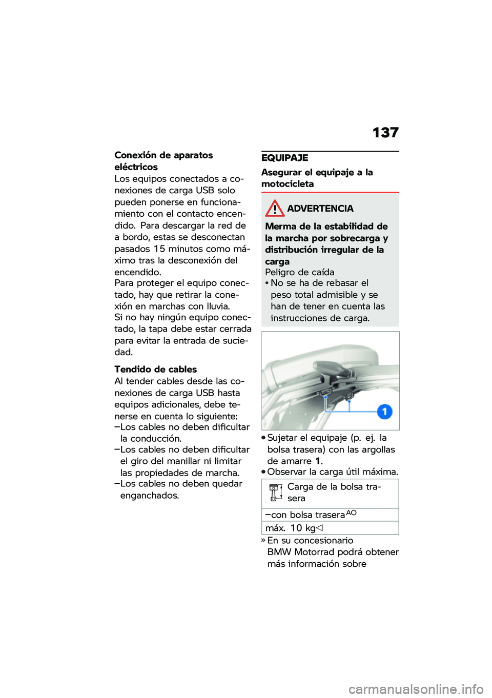 BMW MOTORRAD R NINE T URVAN G/S 2021  Manual de instrucciones (in Spanish) �
�D�8
�����A��� �� ��)����	��\b��
�*��	�����\b
�$�� ��\f�
���� ���������� � ���&���)����� �� ���	�\b� �=�,� ������
���� �����	�� �