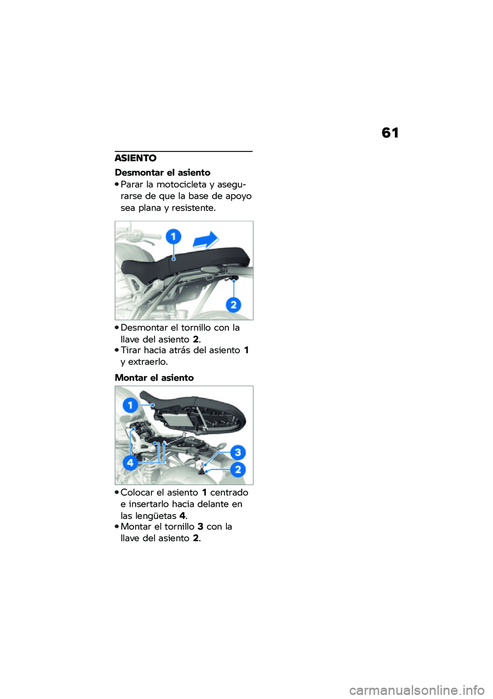 BMW MOTORRAD R NINE T URVAN G/S 2021  Manual de instrucciones (in Spanish) �4�

���\f��
��
���\b�
���	�� ��
 ��\b����	�
���	��	 �� �
���������� � ����\b�
�&�	��	�� �� �\f�
� �� ���� �� �������� ����� � �	����