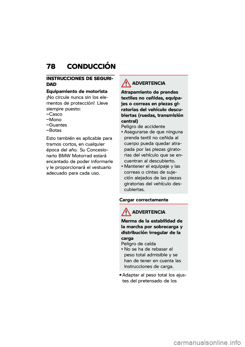 BMW MOTORRAD R NINE T URVAN G/S 2021  Manual de instrucciones (in Spanish) �8�> ���
�1����\f�M�
�\f�
�������\f��
�� �1� ������\f�C�1��1
��+�\f��)��
����	� �� �
��	����\b�	�
�]�� ���	��
�� ��
��� ��� ��� ����&�
�����