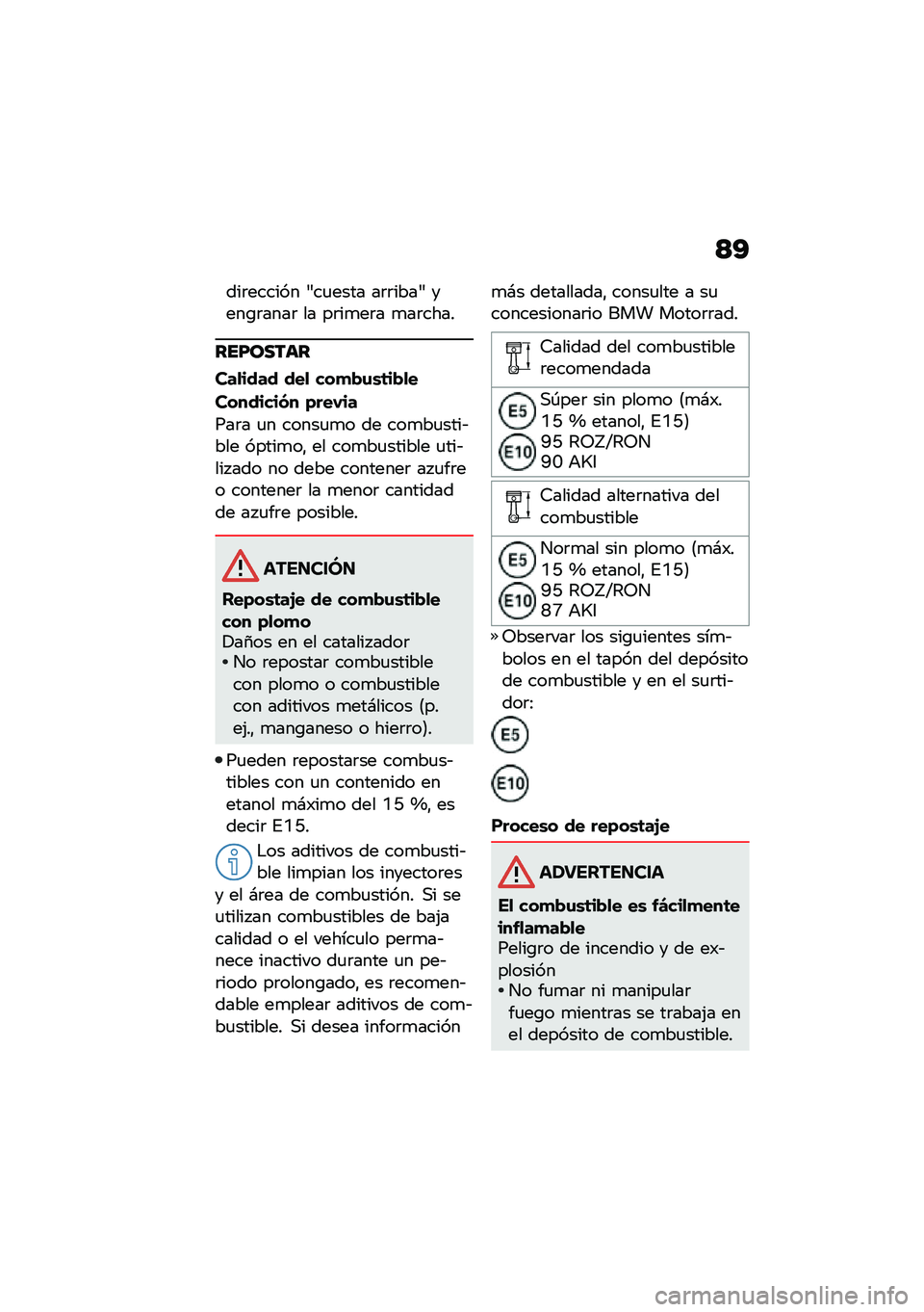 BMW MOTORRAD R NINE T URVAN G/S 2021  Manual de instrucciones (in Spanish) �>�A
���	������ �0��
���� ��	�	����0 ����\b�	����	 �� ��	��
��	� �
��	����
���F�����
���
���� ���
 ���
�!�\f�\b�	��!�
�
��������� �)���,