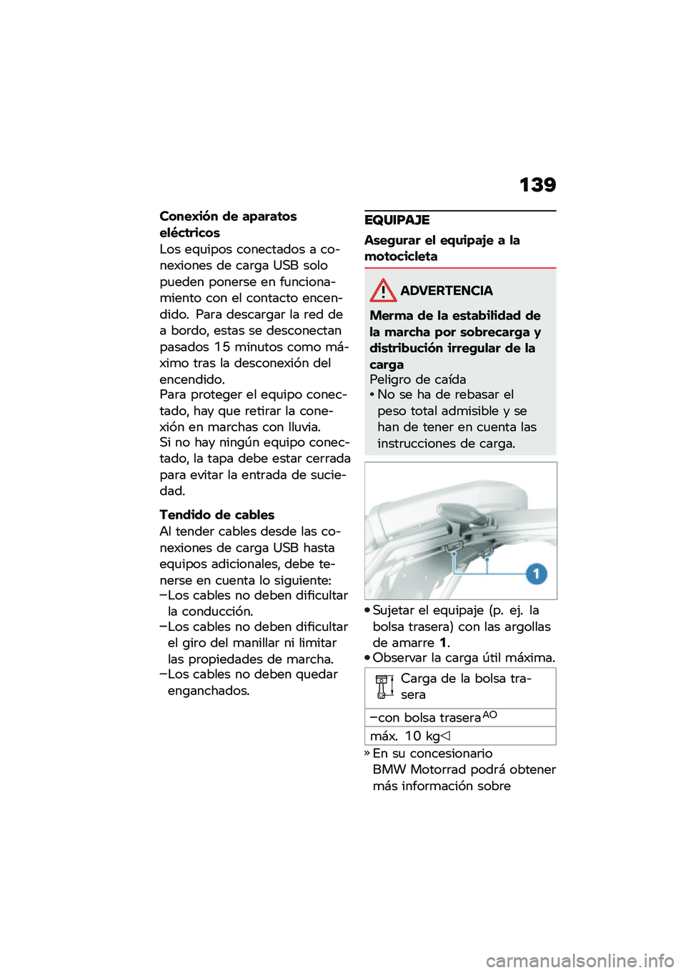 BMW MOTORRAD R NINE T URVAN G/S 2020  Manual de instrucciones (in Spanish) �
�D�B
�����A��(� �� ��)����	��\b��
�*��	�����\b
�$�� ��\f�
���� ���������� � ���&���)����� �� ���	�\b� �=�,� ������
���� �����	�� �