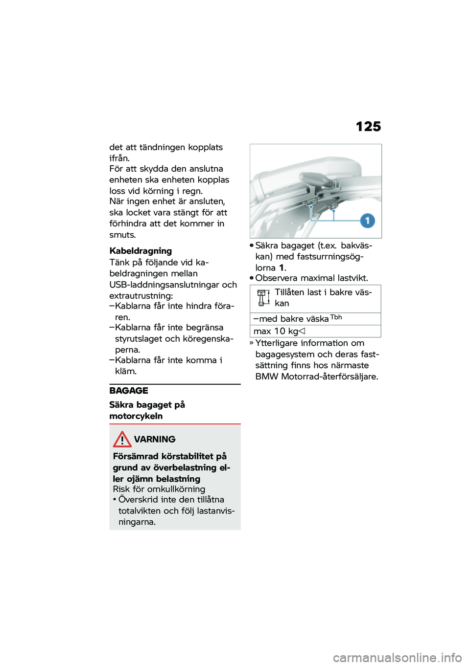 BMW MOTORRAD R NINE T URVAN G/S 2020  Instruktionsbok (in Swedish) ���1
�
�� �\b�� ����
������ ��\f�%�%��\b��
�������,�� �\b�� �
��!�
�
�\b �
�� �\b��
�����\b������� �
��\b ������� ��\f�%�%��\b�
��\f�
�
 ���
 �